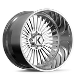 22X12 KG1 Forged KF051 Vegas Polished Wheel 8X6.5 (-44MM) New. Price: $981.00.