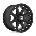 (set 4) XD798 Addict 17X9 6X139.7 -12MM Matte Black Wheels New. Price: $1146.40.