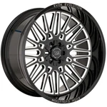 24X12 -44 Black & Milled Evok EV502 8X170 Wheels Rims New. Price: $2280.00.