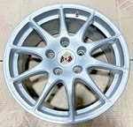 Oem 2010-2016 Porsche Panamera Front Wheel Alloy Rim 18" 18X8 Ten Spoke Silver Used. Price: $247.49.
