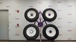 1971 Chevy C20 Custom Wheel Rim Set Pair 16X6.5" White Used. Price: $688.50.