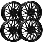 (set Of 4) Katana Racing KR09 18X8 5X108/5X4.5" +40MM Gloss Black Wheels Rims New. Price: $860.00.