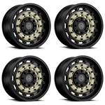 Set 4 Black Rhino Arsenal 17X9.5 6X135 6X5.5 Sand On Wheels 17" 12MM Rims New. Price: $1552.00.