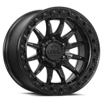 20" Lock Offroad Trail Matte Black Gloss Ring 20X10 Wheel 8X6.5 18MM Rim New. Price: $423.00.
