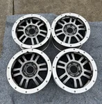 6X5.5 Oem Toyota Trd Rock Warrior 17" Wheel Rim Set Forged Used. Price: $4599.00.