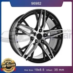 19" Replacement Wheel For 2021 2022 Honda Accord Machined Black 96982 (ET35) New. Price: $195.89.