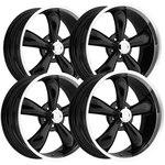 (SET-4) Vision 142 Legend 17X7 5X4.75" +0MM Gloss Black Wheels Rims 17" Inch New. Price: $748.96.