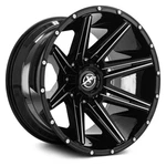Off-road XF-220 Wheel 17X9 (12, 5X127, 78.1) Black Single Rim New. Price: $322.47.