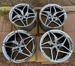 Oem Real Gm ZR1 Corvette Chrome Wheel Rims Set 2019 19"/20"C7 ZO6 Grand Sport Used. Price: $3300.00.