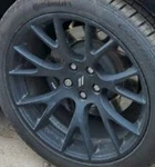 2017 Charger Oe Wheel 20X9-1/2 Y Spoke Matte Black Dodge Used. Price: $667.80.