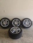 4 Porsche Cayenne 958 19" Rims Wheels And Yokohama Tires 265/50R19 Oem Used. Price: $1150.00.