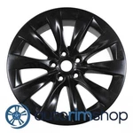 Tesla Model 2012-2021 19" Oem Wheel Rim Slipstream Black Remanufactured. Price: $336.29.