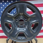 Jeep Wrangler 2018-2025 Black Steel Wheel Rim 17X7.5 Oem Factory 5VH22TRMAB 9220 Used. Price: $129.99.