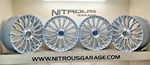22 Dolce Roma Silver Staggered Wheels Maserati Quattroporte & Ghibli 2014-2024 New. Price: $1890.00.
