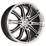Maxxim 17X7 5X100 / 5X4.50 +40 41MB Ferris Machined Face And Lip With Gloss Bl New. Price: $228.03.