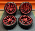 Oem Porsche 911 Spyder 20"/21" Wheels Rims Set Pyro Red 992.2 Gts Tires New. Price: $8800.00.