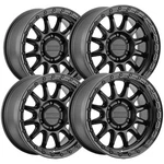 (set Of 4) Raceline 960B Alpha 18X8.5 6X135 +35MM Satin Black Wheels Rims New. Price: $1734.96.