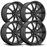 (4) Us Mags U123 Rambler 20X8.5 5X115 +15MM Double Black Wheels Rims 20" Inch New. Price: $1636.96.