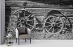 3D Wheel Wooden Board Farm Wallpaper Murals Removable Brand. Price: $162.20.