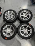 Pcs Kosei K1 Silver 15X7 4X100 +38 With 225/45/15 Tires Mounted And Balanced New. Price: $1599.00.