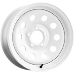 Allied 27 Trailer Mod 16X6 8X6.5" +0MM White Wheel Rim 16" Inch New. Price: $110.99.