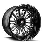 American Truxx Butcher 22X12 5X5.0 -51MM Black/milled AT1916-22273M New. Price: $574.33.
