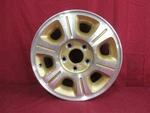 Nos Oem Oldsmobile Bravada 15" X 7" Alloy Wheel W/gold Cut-outs 1996 97 New. Price: $74.95.
