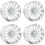 Set 4 22" Axe Wheels Chronus Chrome 22X10 8X6.5 -19MM Lifted Truck Rims New. Price: $2820.00.