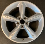 Ford Mustang (2010-2012) Original Silver Wheel Rim 19" AR331007CB Hollander 3834 Used. Price: $169.00.