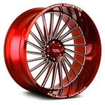 Off-road Monster M27 Wheel 26X12 (-44, 6X139.7, 106.4) Red Single Rim New. Price: $640.00.
