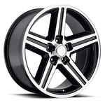 22X9 Rev 652 Series Polished And Black Wheels 5X4.75 (15MM) Set Of New. Price: $1383.80.