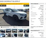 Wheel 18X8 Silver Opt Q7A Fits 19-22 Blazer 4421895 Used. Price: $139.99.