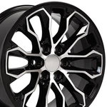 Oe Wheels 17X8 6X120 33MM Gloss Black/machined CV54-17080-6120-33MB New. Price: $230.87.