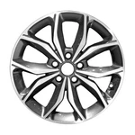 Refurbished Machined Medium Charcoal Metallic Aluminum Wheel 18 X 7.5 Remanufactured. Price: $205.89.