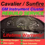 Repair Service 2001 Gm Chevy Cavalier Instrument Gauge Cluster 02 03 04 Remanufactured. Price: $59.99.