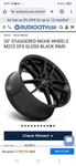 Home::niche WHEELS20" Staggered M223 Dfs Gloss Black Used. Price: $900.00.