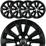 Fits Toyota Corolla Cross Le 2022-2026 Black 17" Wheel Skins Rim Covers Hub Caps New. Price: $119.99.