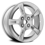 For Mazda Protege 02-03 5-SPOKE Silver 15X6 Alloy Factory Wheel Remanufactured Used. Price: $272.53.