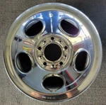 15" Dodge Pickup, Van, Ramcharger Oem Chrome Skin Steel Wheel Rim 15X7 1993-1998 Used. Price: $150.00.