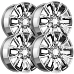 (set Of 4) Oe Concepts G30 Split Spoke 22X9 6X5.5" +28MM Chrome Wheels Rims New. Price: $1960.00.