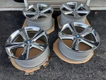 Bmw Oem X5 X6 Factory Chrome 21" Style 128 Staggered Wheel With Tpms And Cap Set Used. Price: $2990.00.