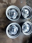 1969-1982 Corvette Az Kelsey Hayes 15X8 Rally Wheel Set Of 4 Used. Price: $875.00.