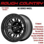 Rough Country 82 Series 15X8 Semi Gloss Black 5X4.5 W/ -19MM Offset Rim Single New. Price: $169.95.