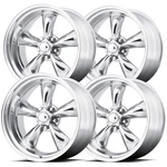 Staggered-american Racing Torq Thrust Ii 15X7,15X8 5X4.75 Polish Wheels Rims New. Price: $886.00.