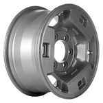 For Nissan Pathfinder 87-97 Alloy Factory Wheel 6-SLOT Flat Silver Textured 15X7 Used. Price: $261.05.