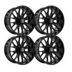 (SET-4) Axe Offroad Atlas 22X10 8X180 -19MM Gloss Black Wheels Rims Inch New. Price: $1940.00.