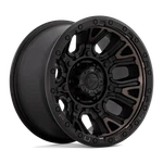17X9 Fuel Wheels D824 Traction Matte Black W/ Double Dark Tint Rims 5X127 (1PC) New. Price: $320.00.