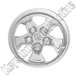 01377 Reconditioned Oem 14IN Grey Steel Wheel Fits 1984-1990 Chevrolet Celebrity Remanufactured. Price: $78.00.