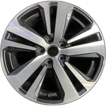 Subaru Machined Charcoal Legacy Original Wheel 18X7 2018-2019 Rim Alloy 68861A Used. Price: $213.72.