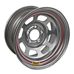 Bassett 57RJ2S 15X7 Dot D-hole 5X5.5 Inch Bckspc Silver Wheel New. Price: $90.99.